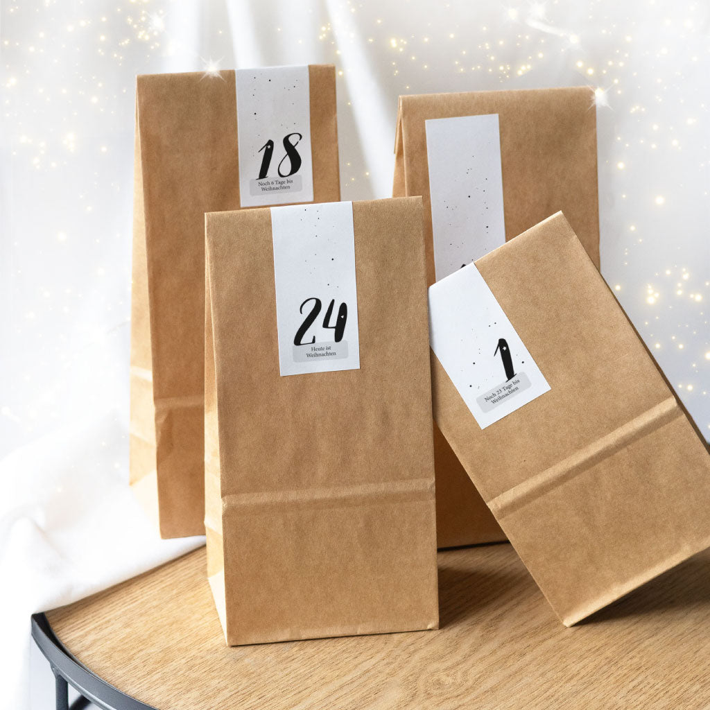 Optional mit Kraftpapier Blockbodenbeuteln