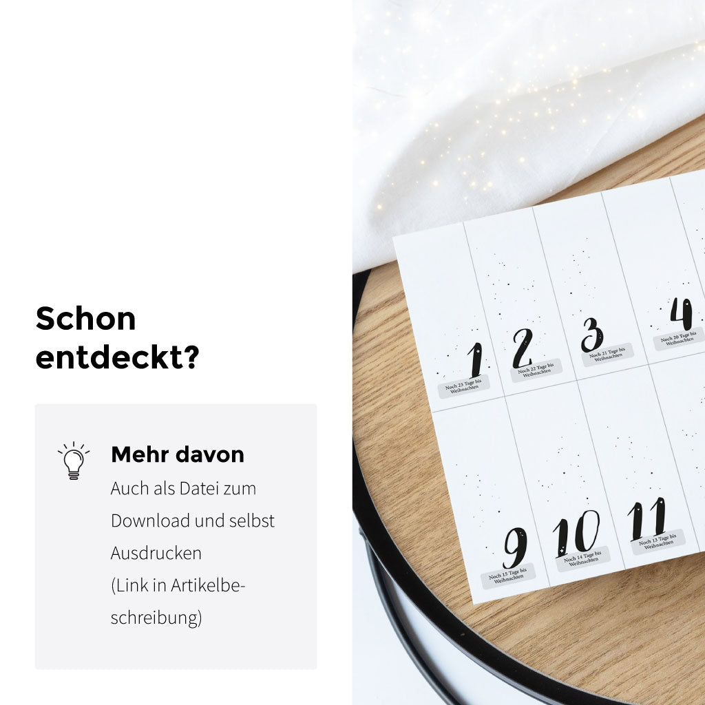 Auch als digitale Bastelvorlage zum selbst Ausdrucken und Ausschneiden