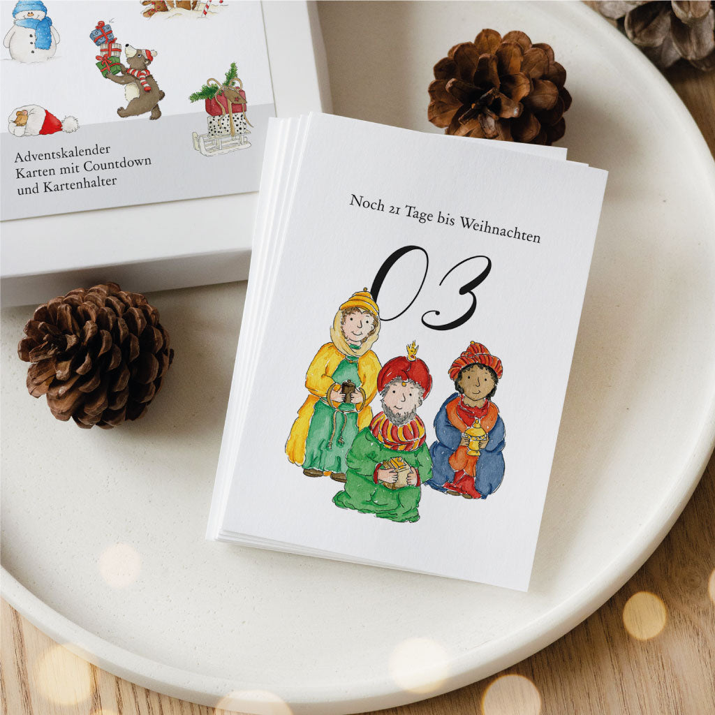 Weihnachtskarte Nummer 3 mit den heiligen drei Königen
