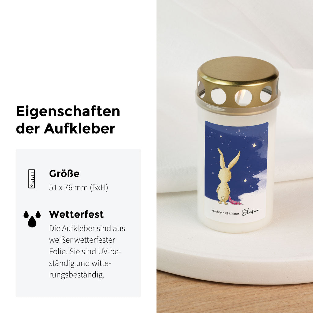 Wetterfester Folienaufkleber