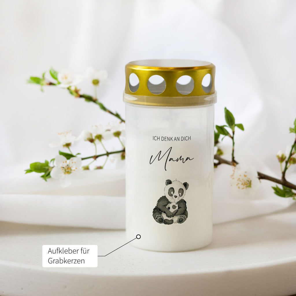Sticker Grablicht für Mamas und Omas am Muttertag und Geburtstag