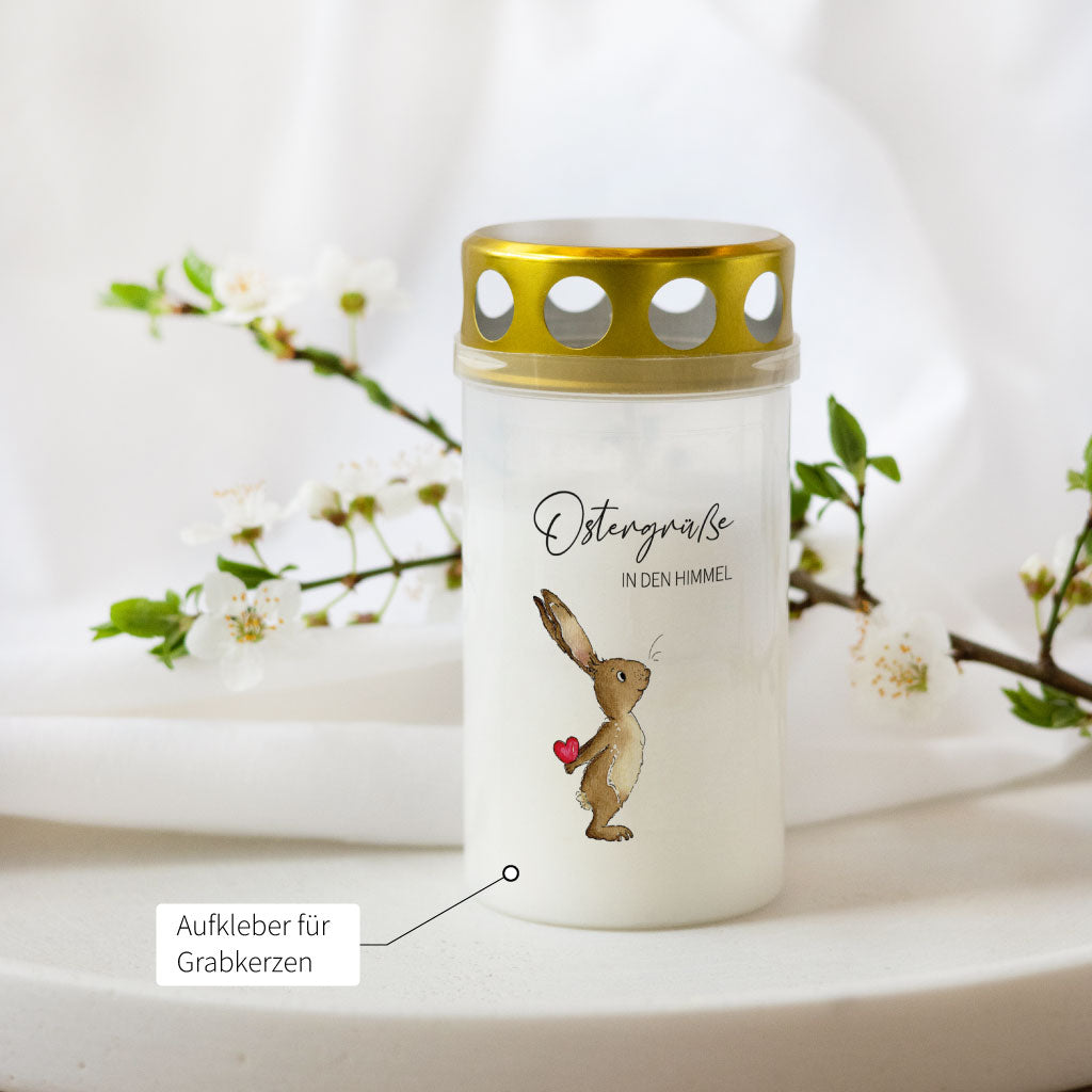 Ostergrüße in den Himmel Sticker