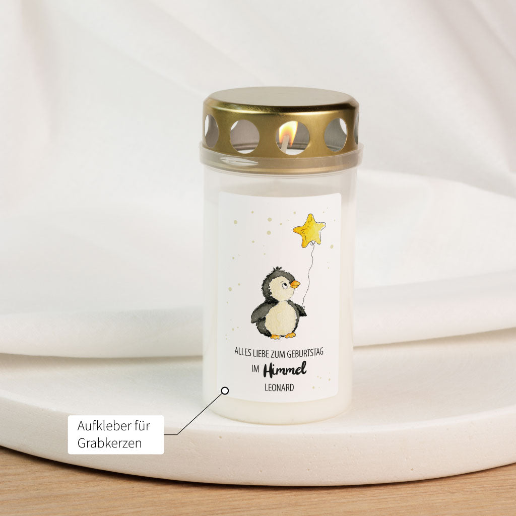 Alles Liebe zum Geburtstag im Himmel mit personalisiertem Name