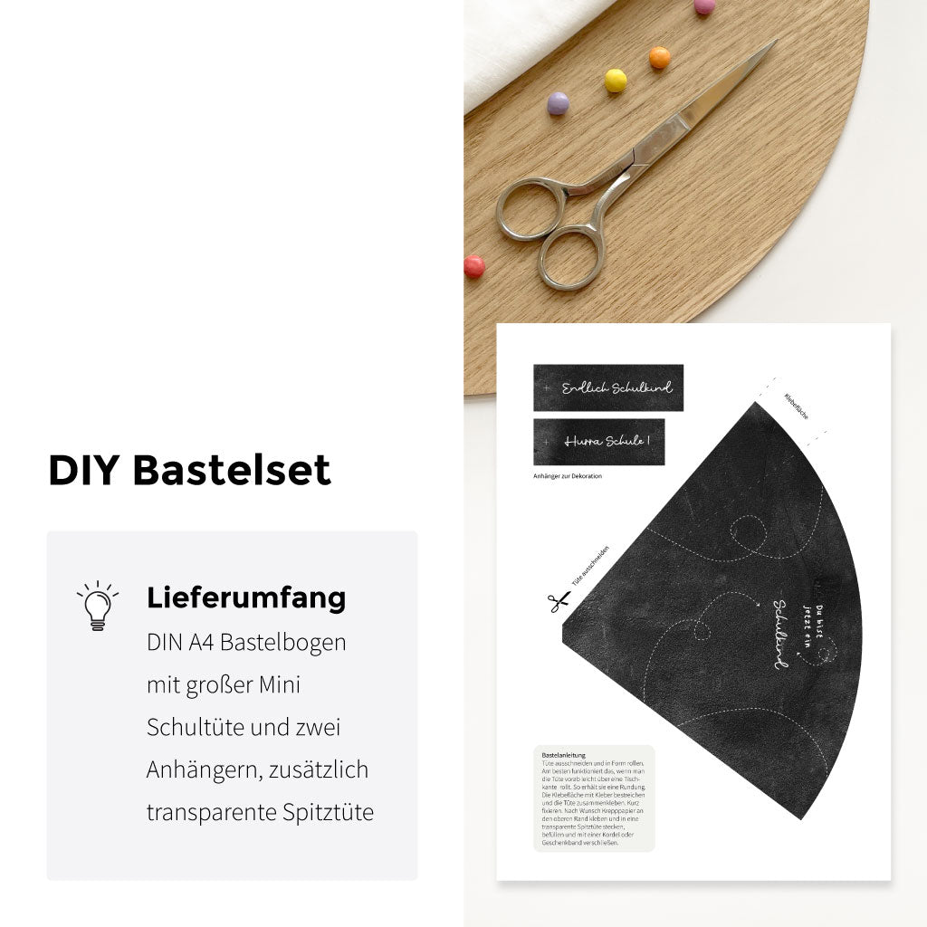 Schultüte als Geschenk zur Einschulungsparty