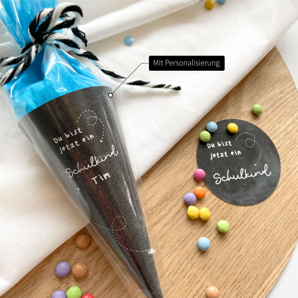 Schultüte zum Basteln mit Personalisierung