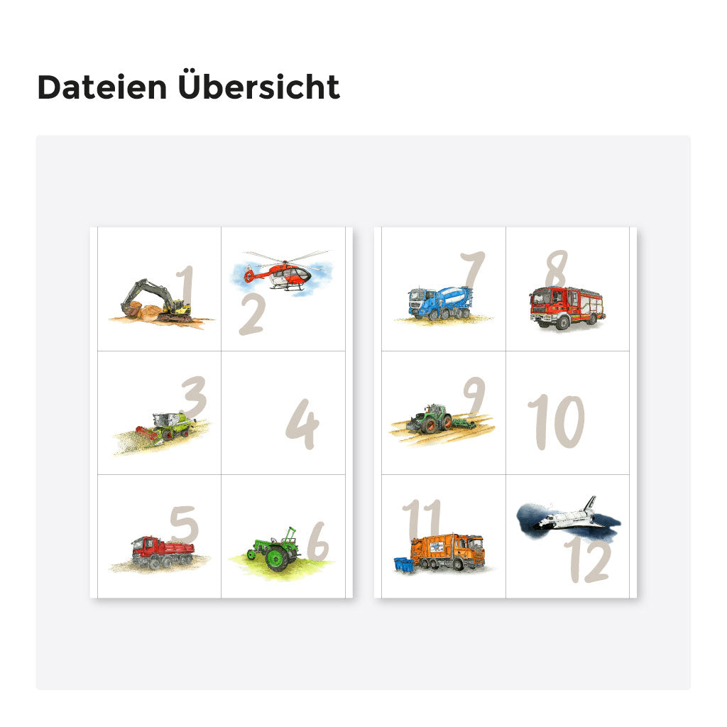 Übersicht der Dateien