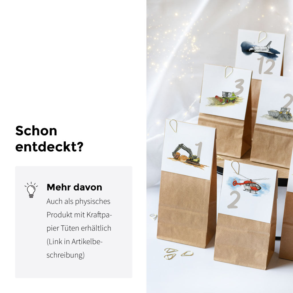 Die Karten gibt es auch fertig als physisches Produkt