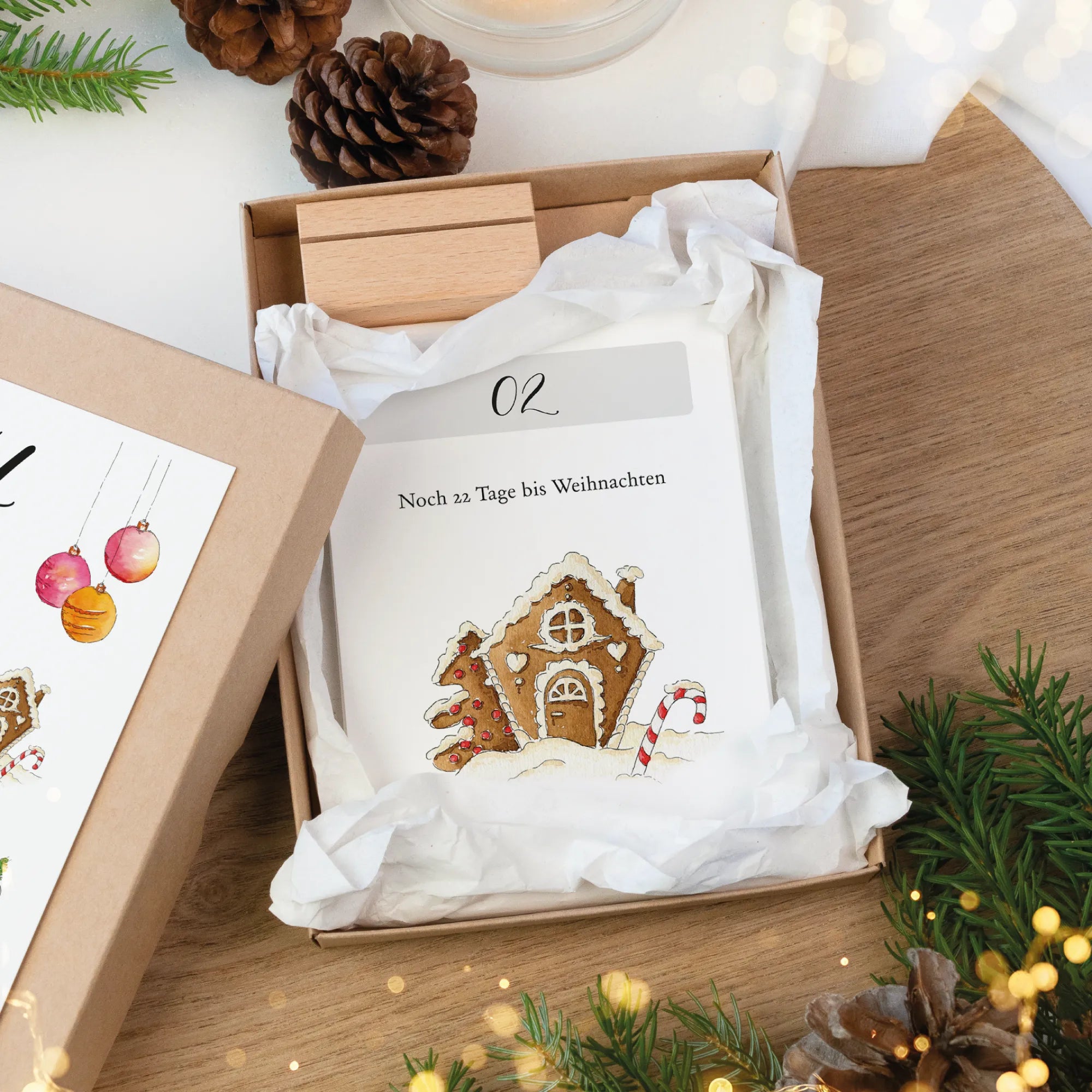 Download Adventskalender Karten - Countdown Weihnachten