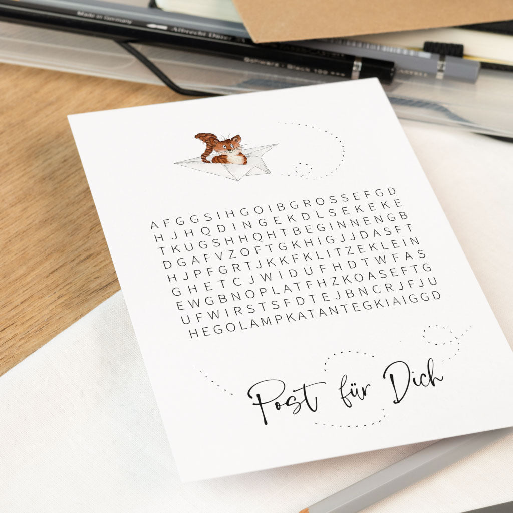 Karte zur Schwangerschaftsverkündung als Überraschung