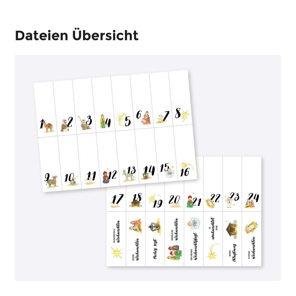 Übersicht der beiden PDF Dateien