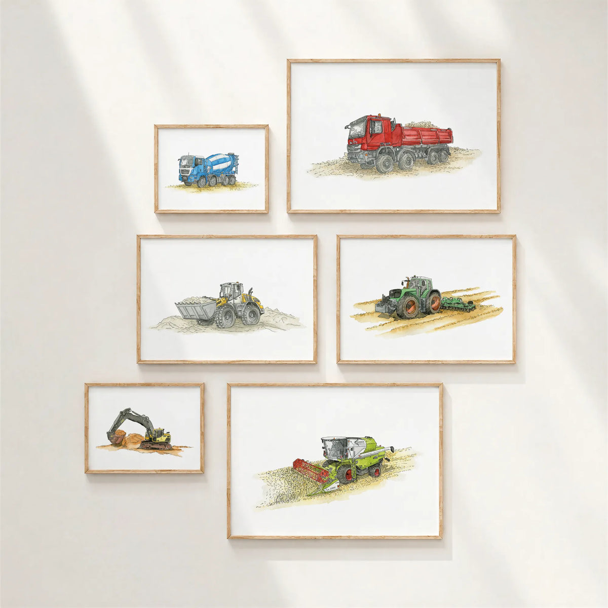 Fahrzeug Poster Sets - Bundle zum selbst zusammenstellen