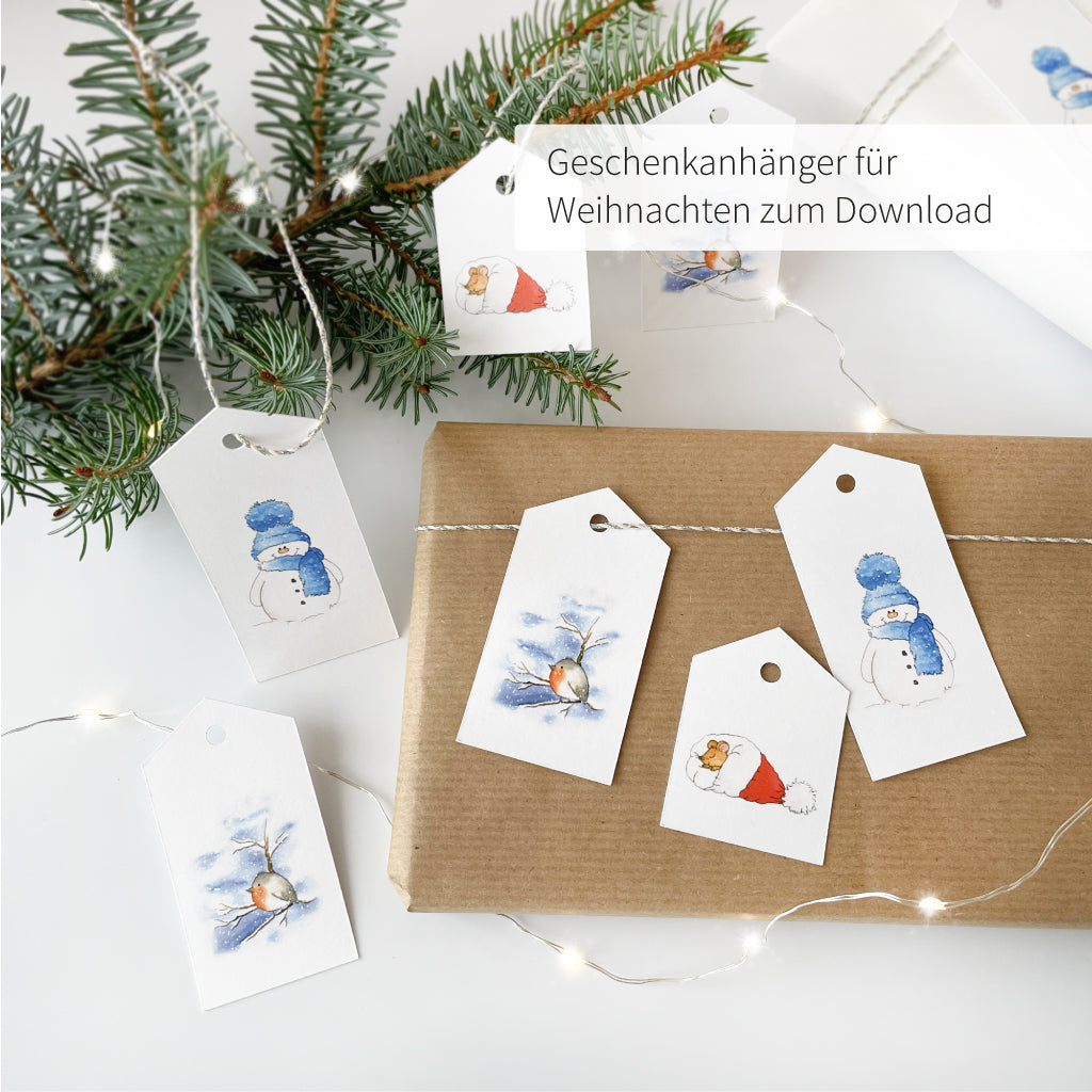 Kostenloser Download digitale Datei Weihnachtsanhänger