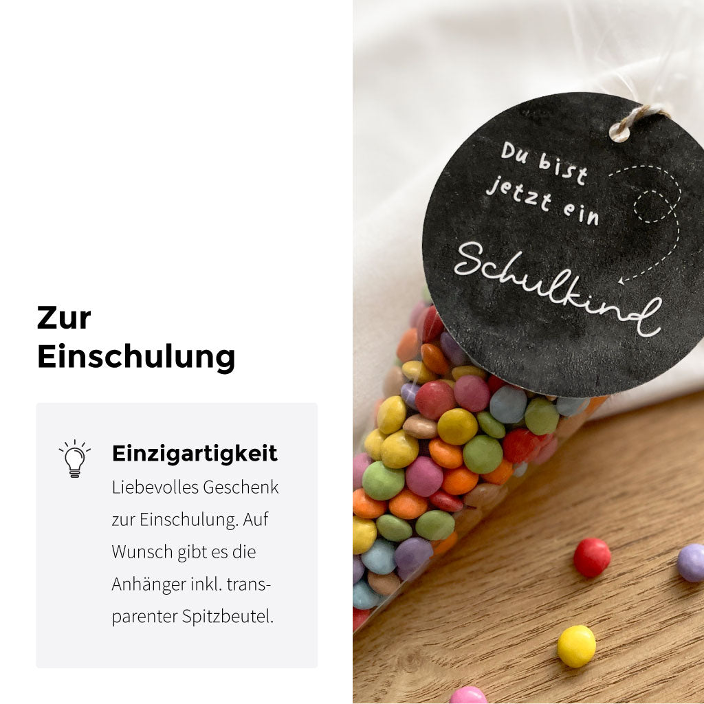 Geschenk zur Einschulung und Dekoration für die Einschulungsparty