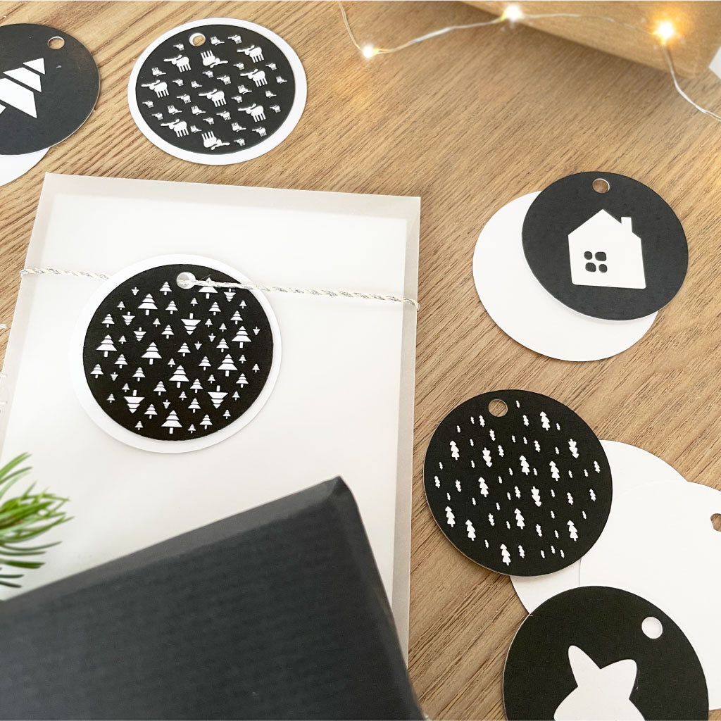 Anhänger zum Weihnachtsgeschenke beschriften