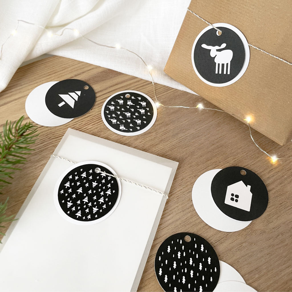 Minimalistisches schwarz weiß Design