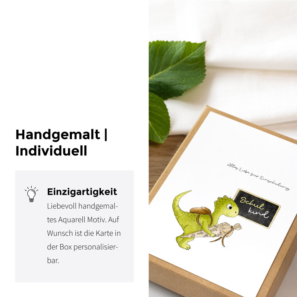 Geschenkschachtel zum Schulstart für Geldgeschenk