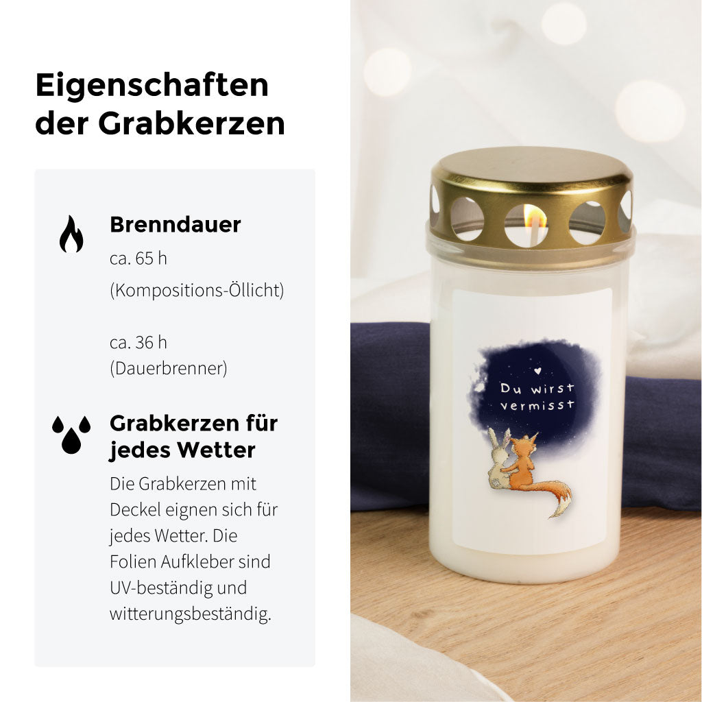 Eigenschaften der Grabkerzen