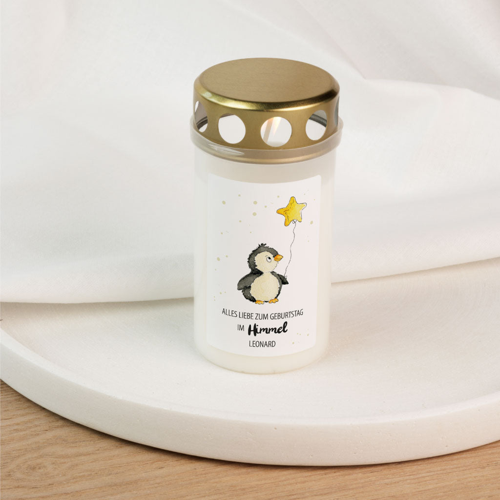 Alles Liebe zum Geburtstag im Himmel mit personalisiertem Name