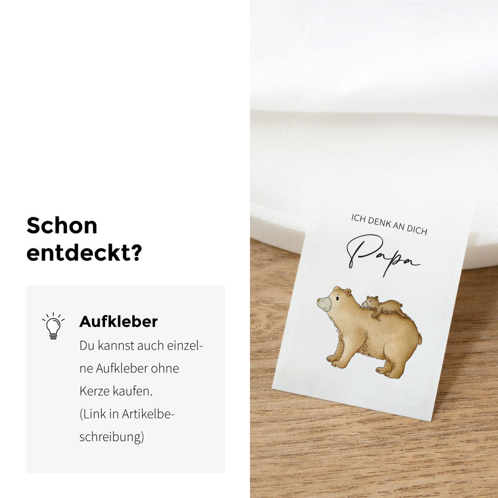 Es gibt auch einzelne Aufkleber zu kaufen