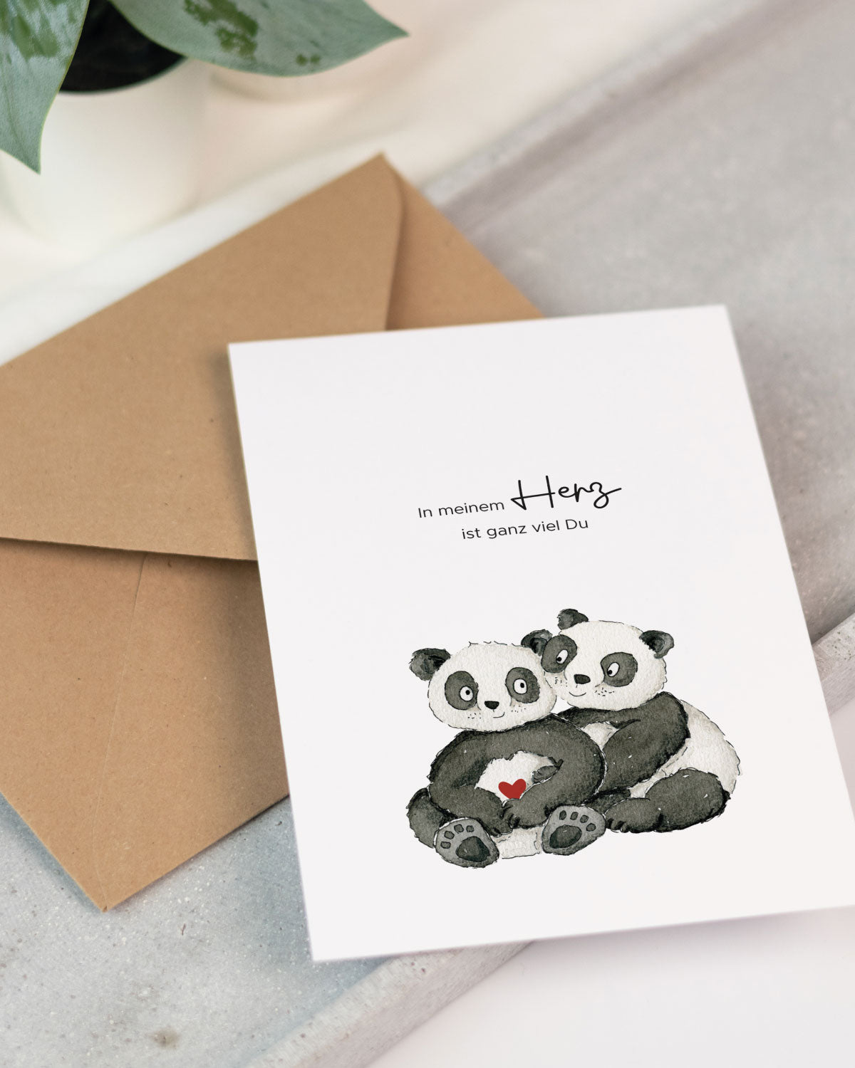 Karte zum Valentinstag für Familie, Freunde, Brieffreunde und Partner