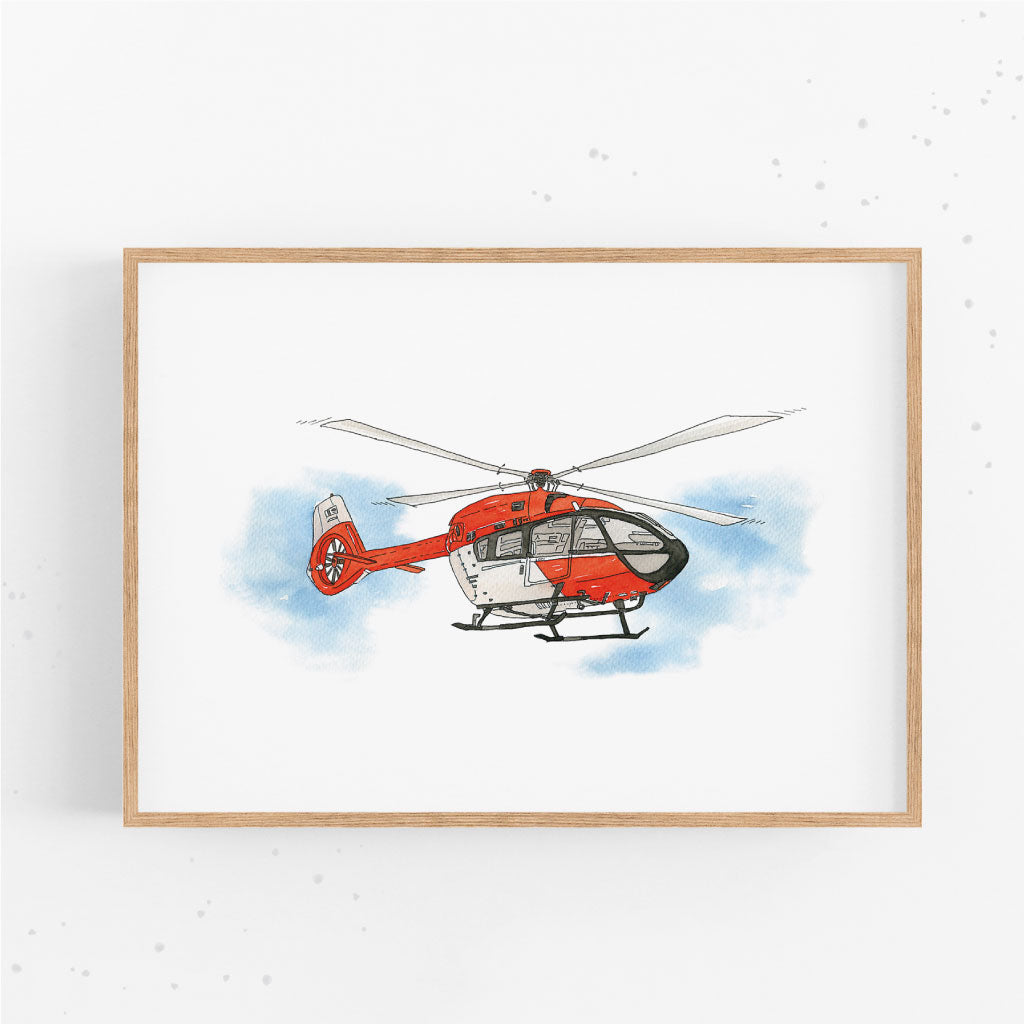 Helikopter Kinder Poster