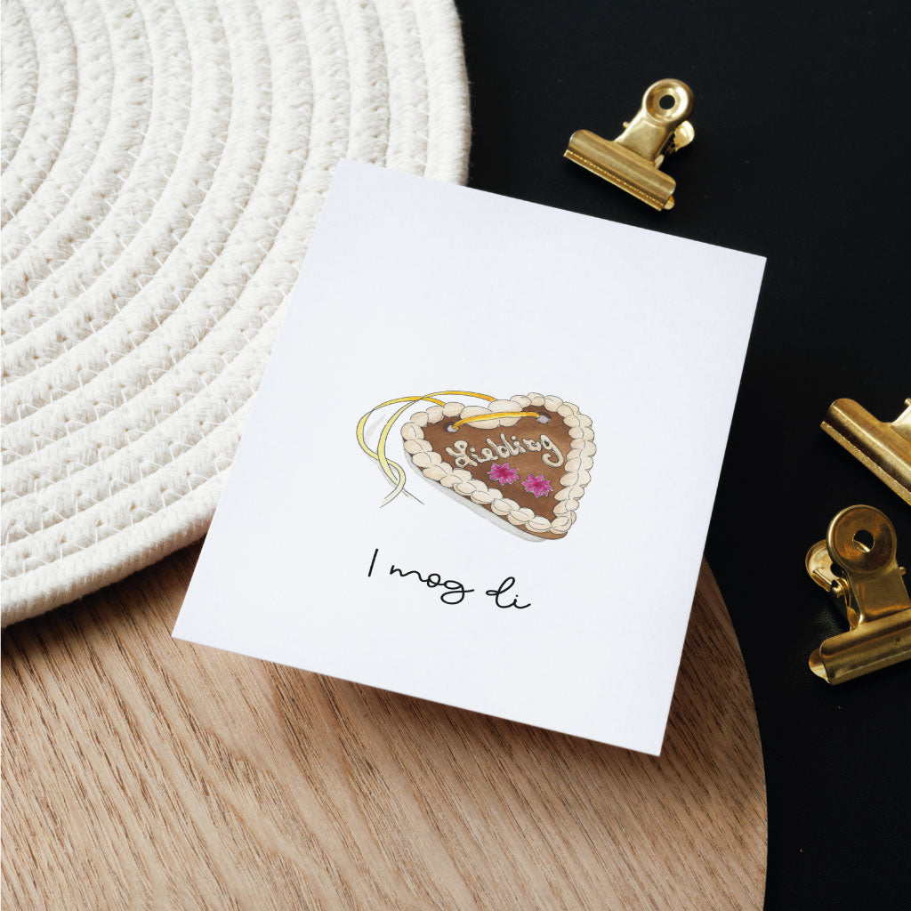 Karte zum Valentinstag Geburtstag und als Liebesbekundung