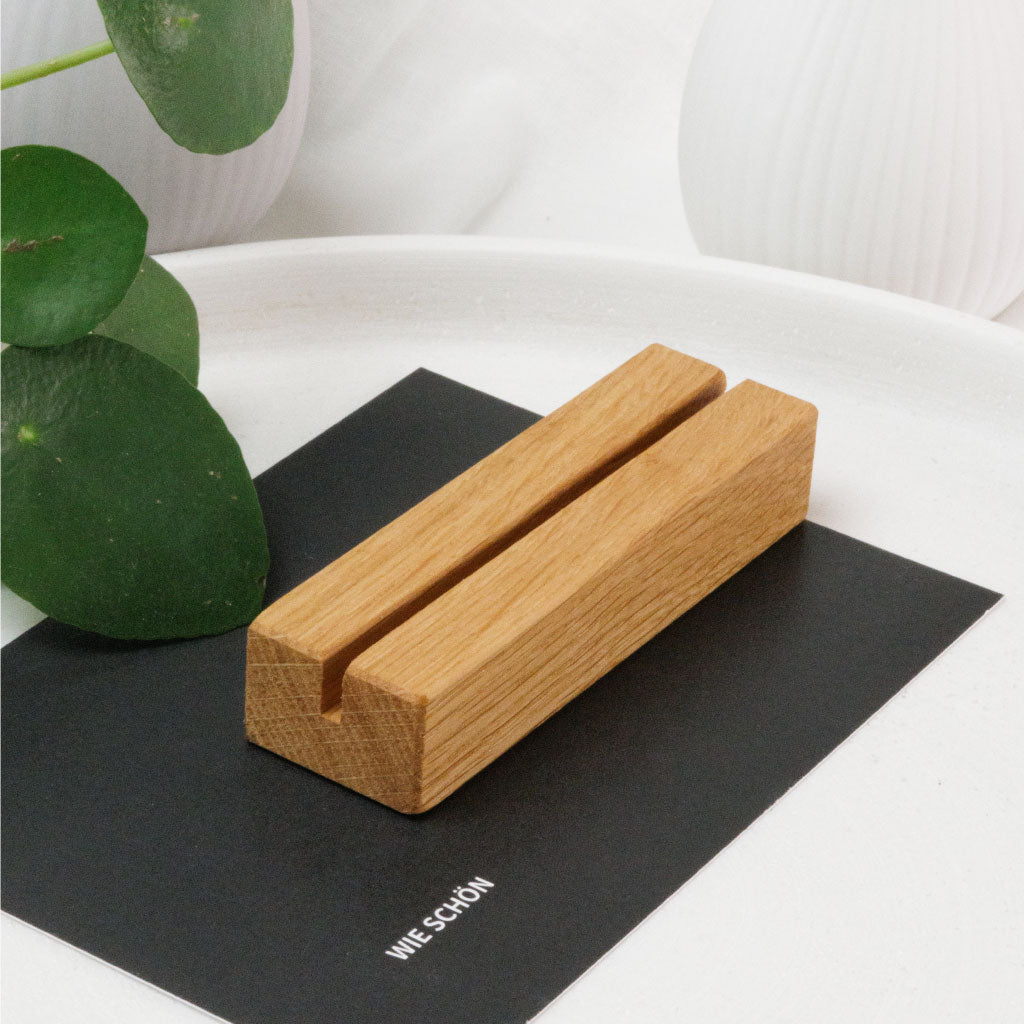 Detailaufnahme des Kartenhalters von der Seite