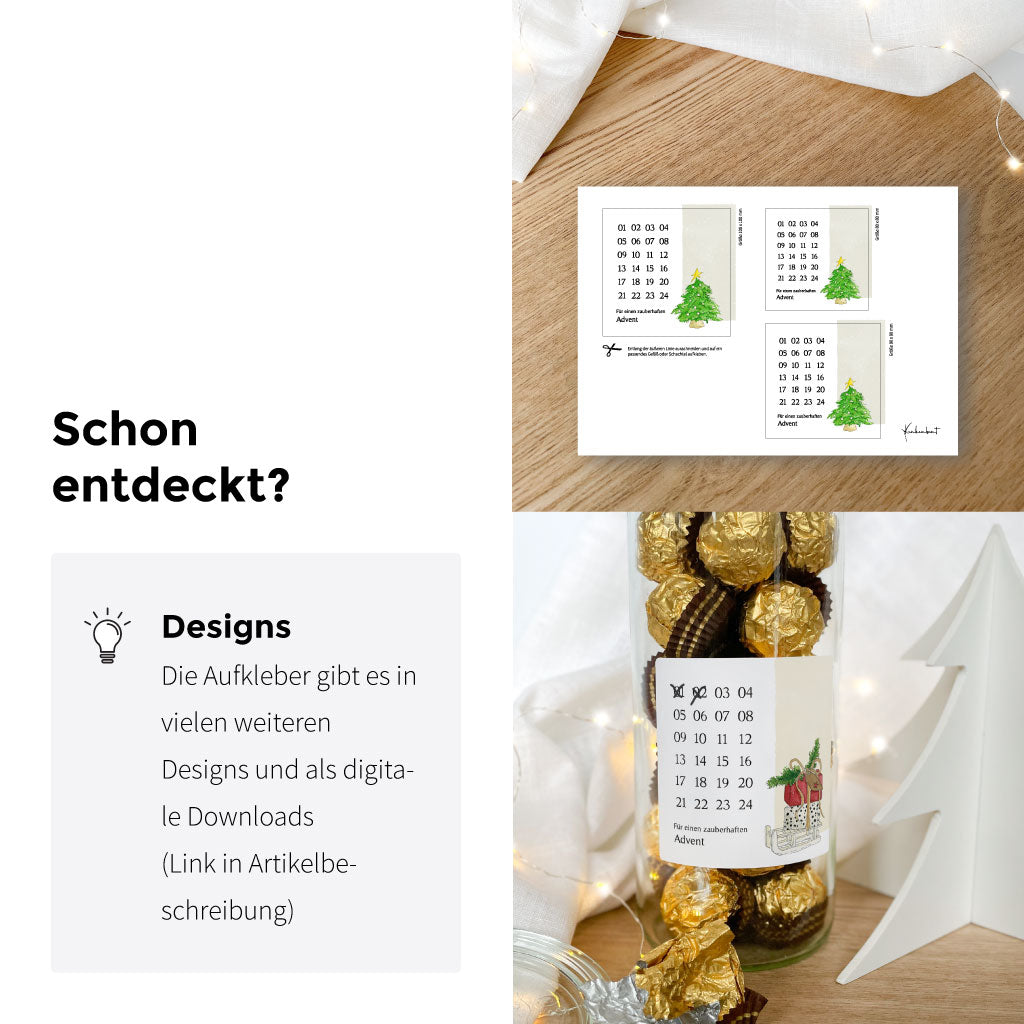Auch als digitaler Download zum selbst Ausdrucken verfügbar