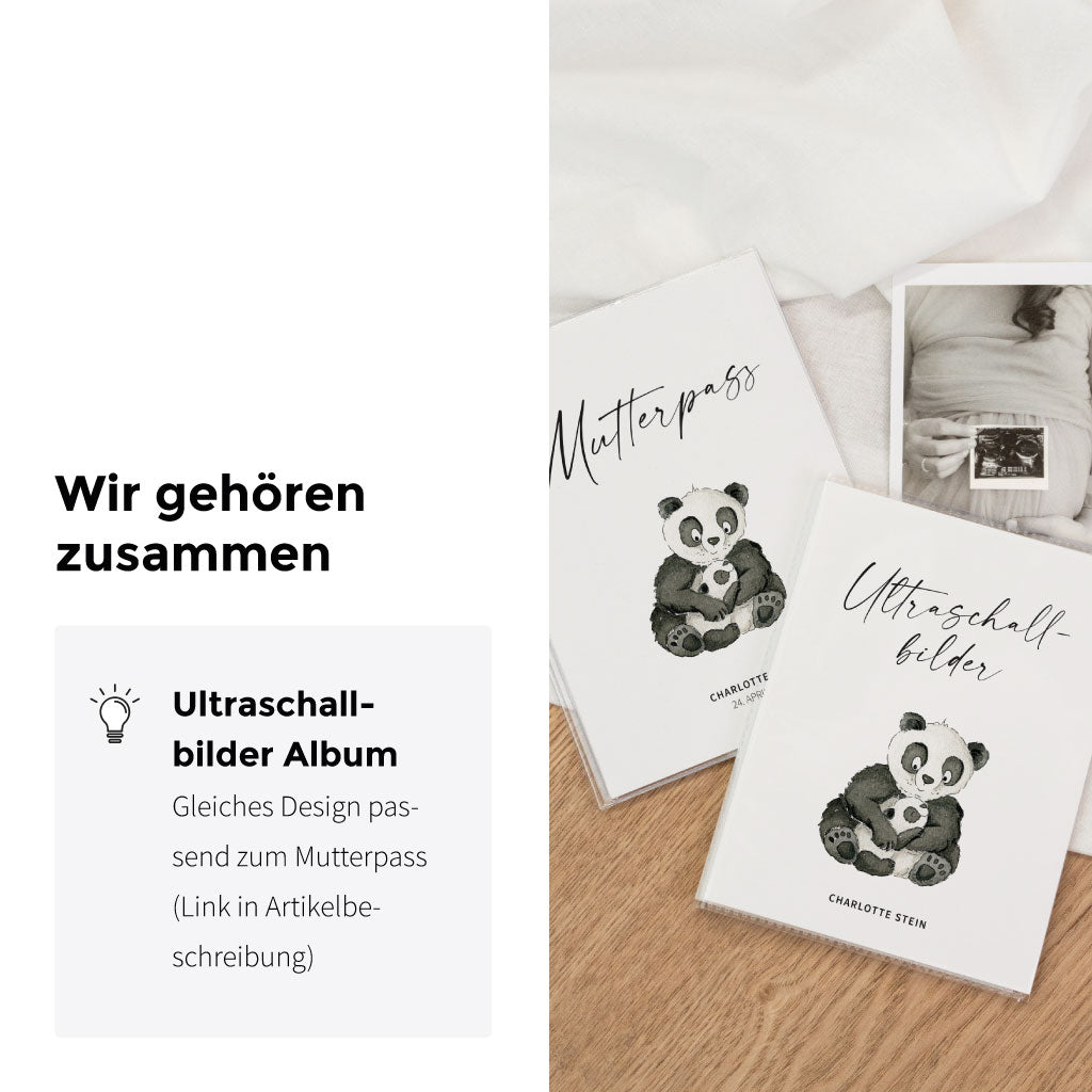 Passend zum Mutterpass gibt es auch ein Ultraschallbilder Album