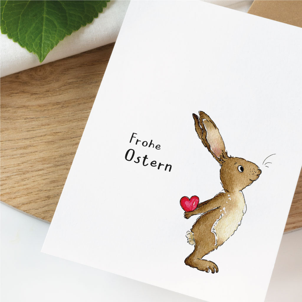 Detailaufnahme des Osterhasen Motivs