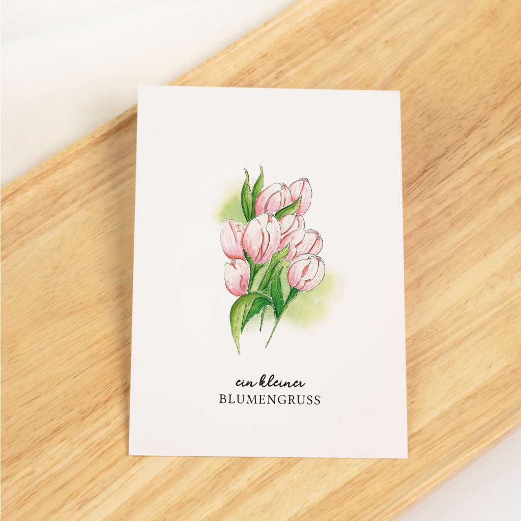 Postkarte für den Frühling