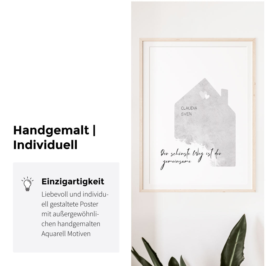 Handgemalte Aquarell Motive