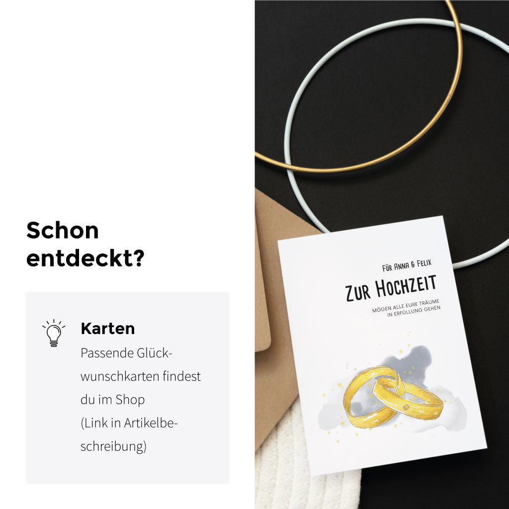 Schon entdeckt? Die passende Glückwunschkarte findest du ebenfalls im Shop