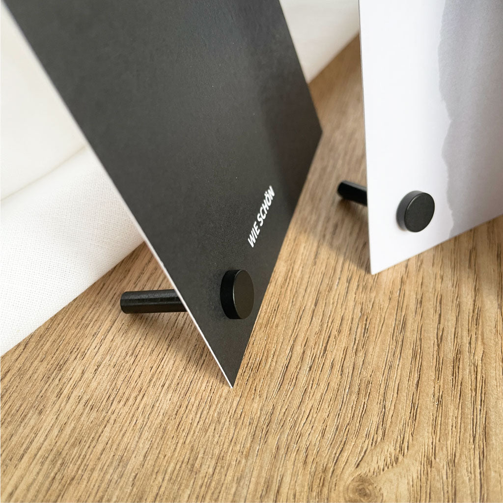 Detailaufnahme des Pop Up Frames mit DIN A6 Karten