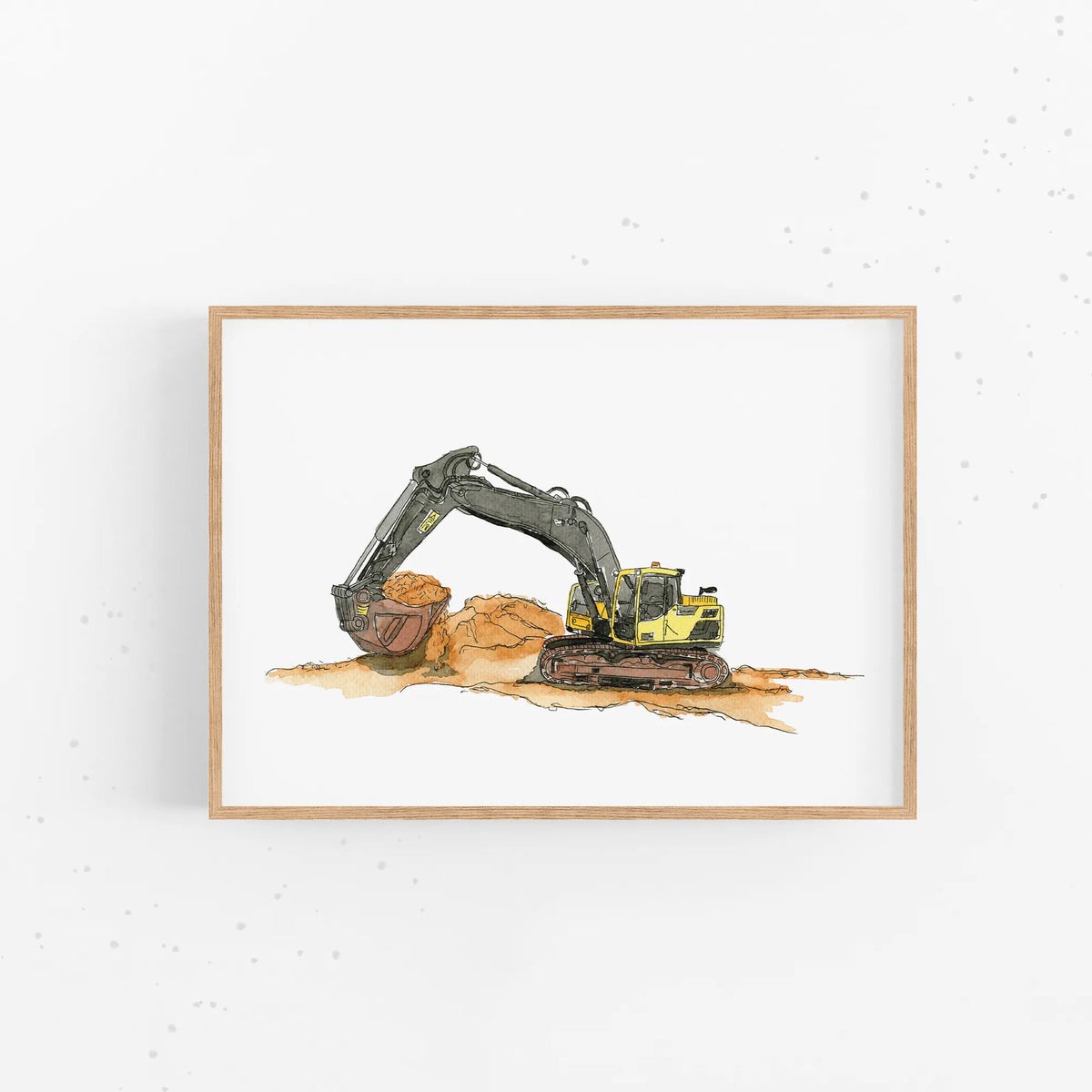 Fahrzeug Poster - Bagger
