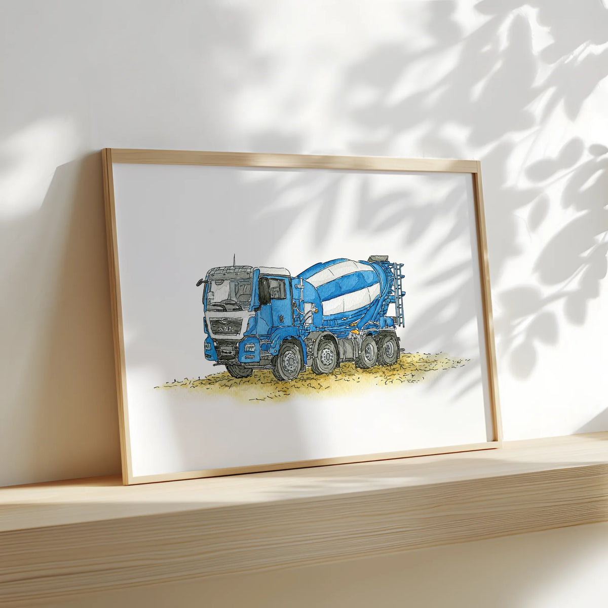 Fahrzeug Poster - Betonmischer