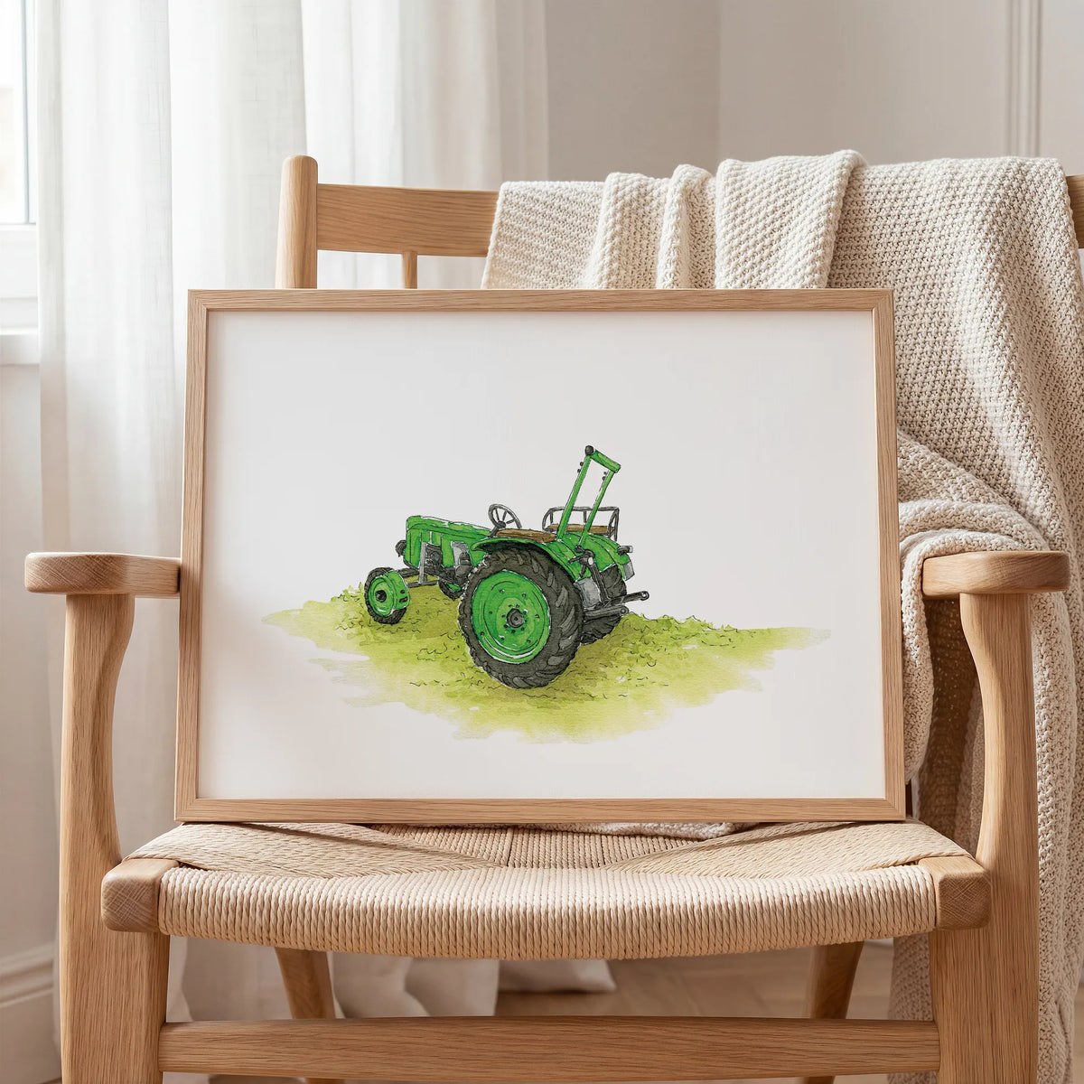 Fahrzeug Poster - Oldtimer Traktor