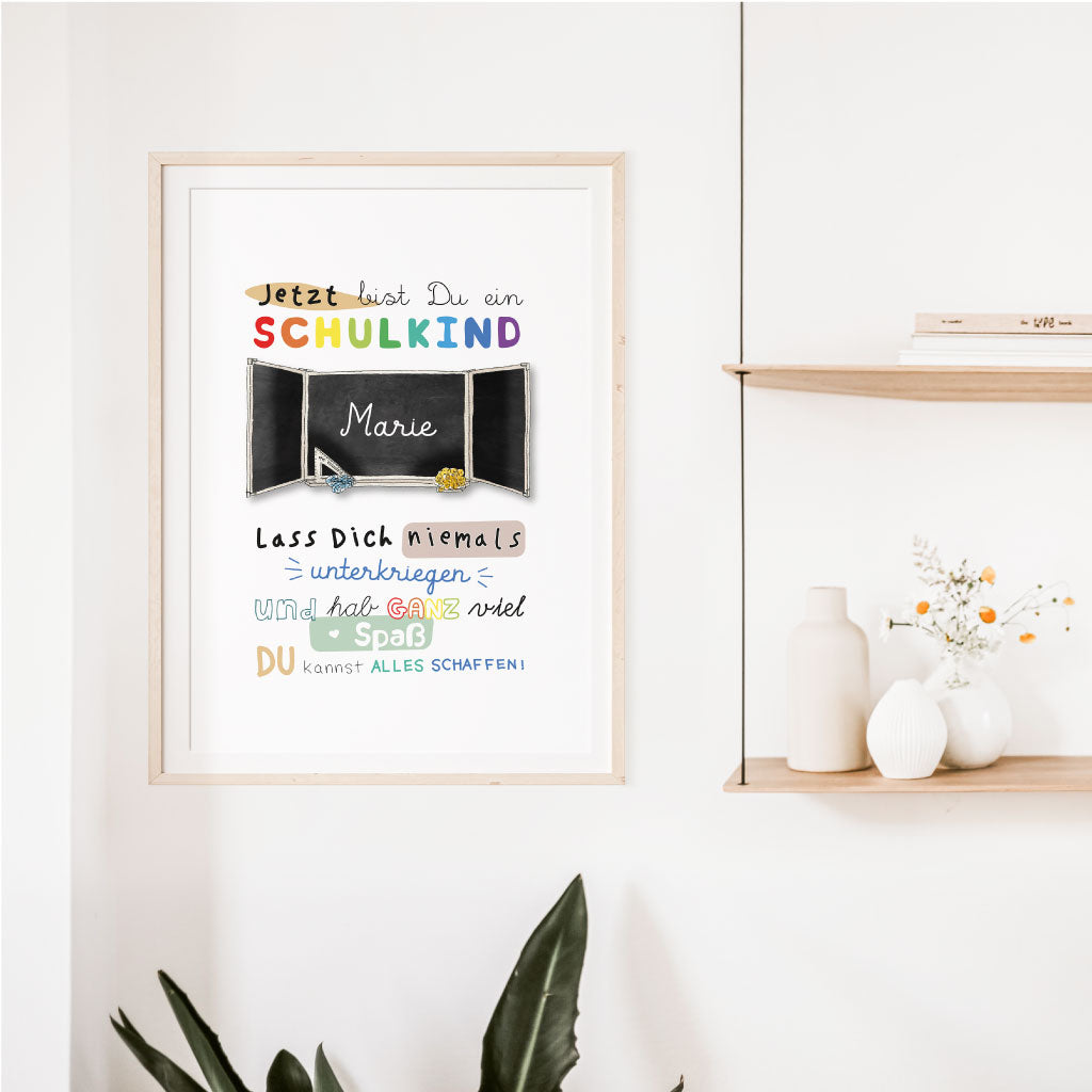 Bild als Geschenk zum Schulbeginn