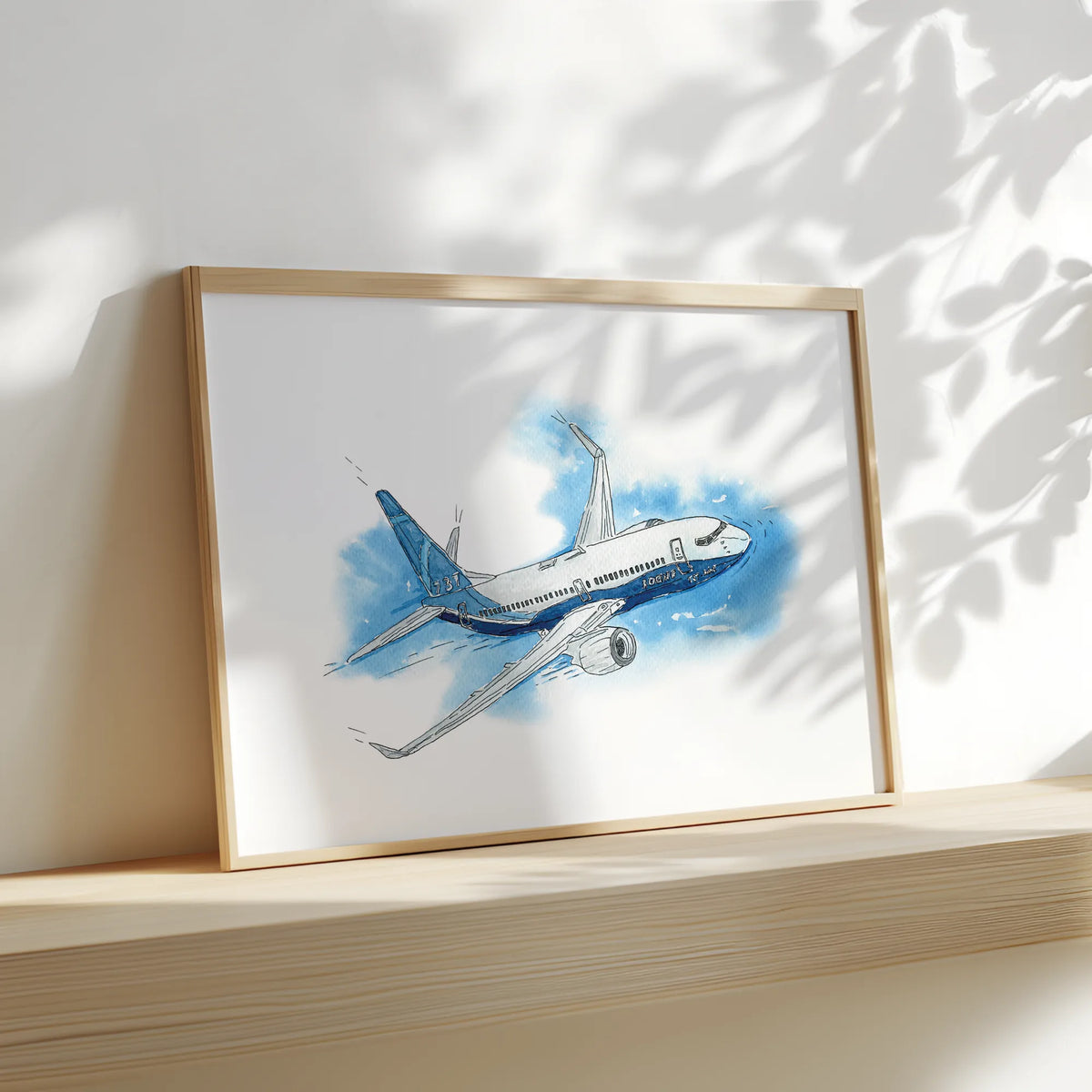 Luftfahrt Poster - Flugzeug