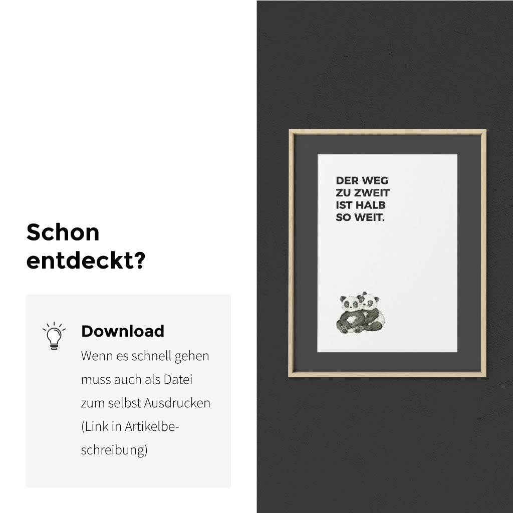 Wenn es schnell gehen muss kannst du das Poster auch als Download kaufen.