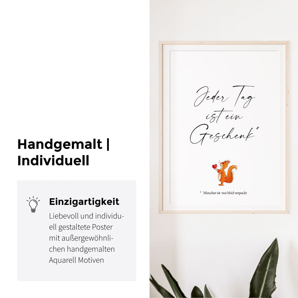 Handgemaltes Aquarell Motiv