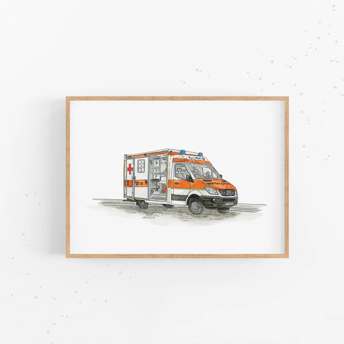 Fahrzeug Poster - Krankenwagen