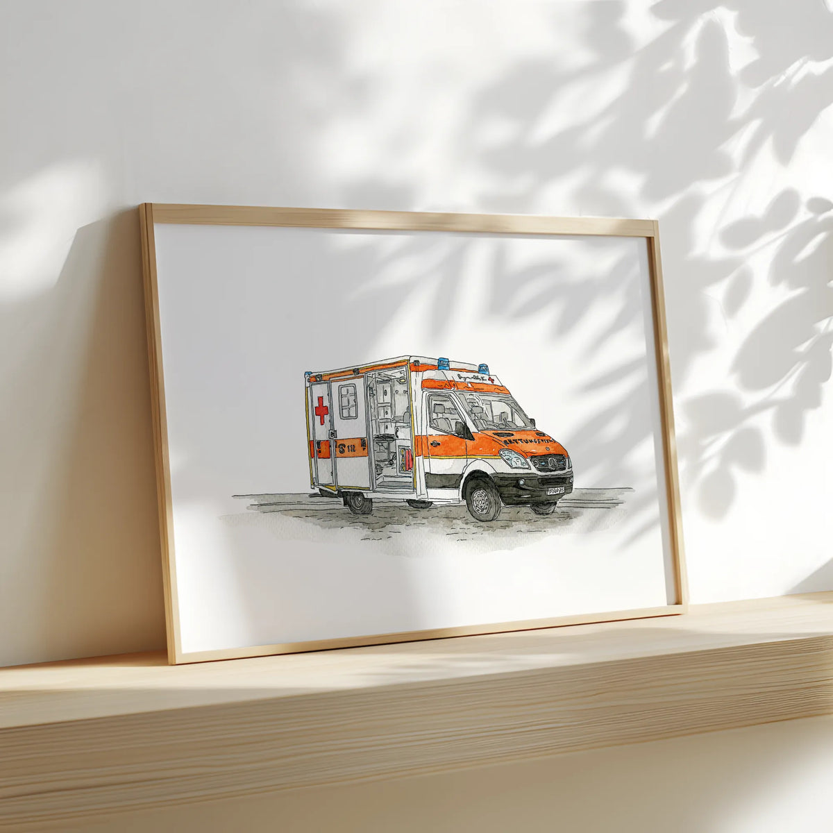 Fahrzeug Poster - Krankenwagen