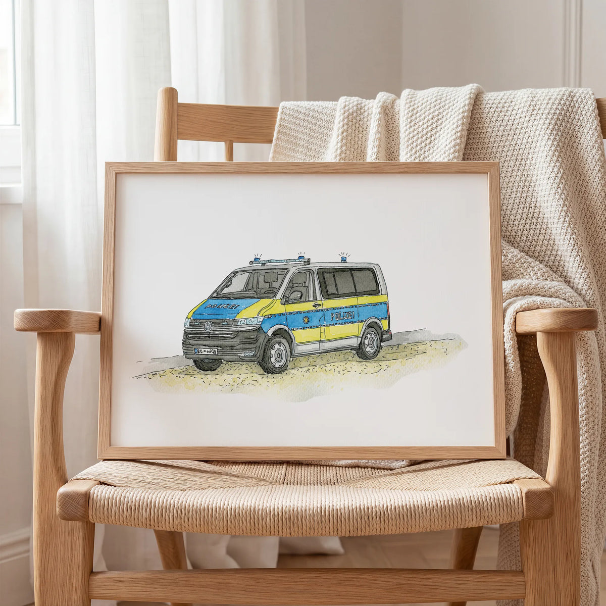 Fahrzeug Poster - Polizei