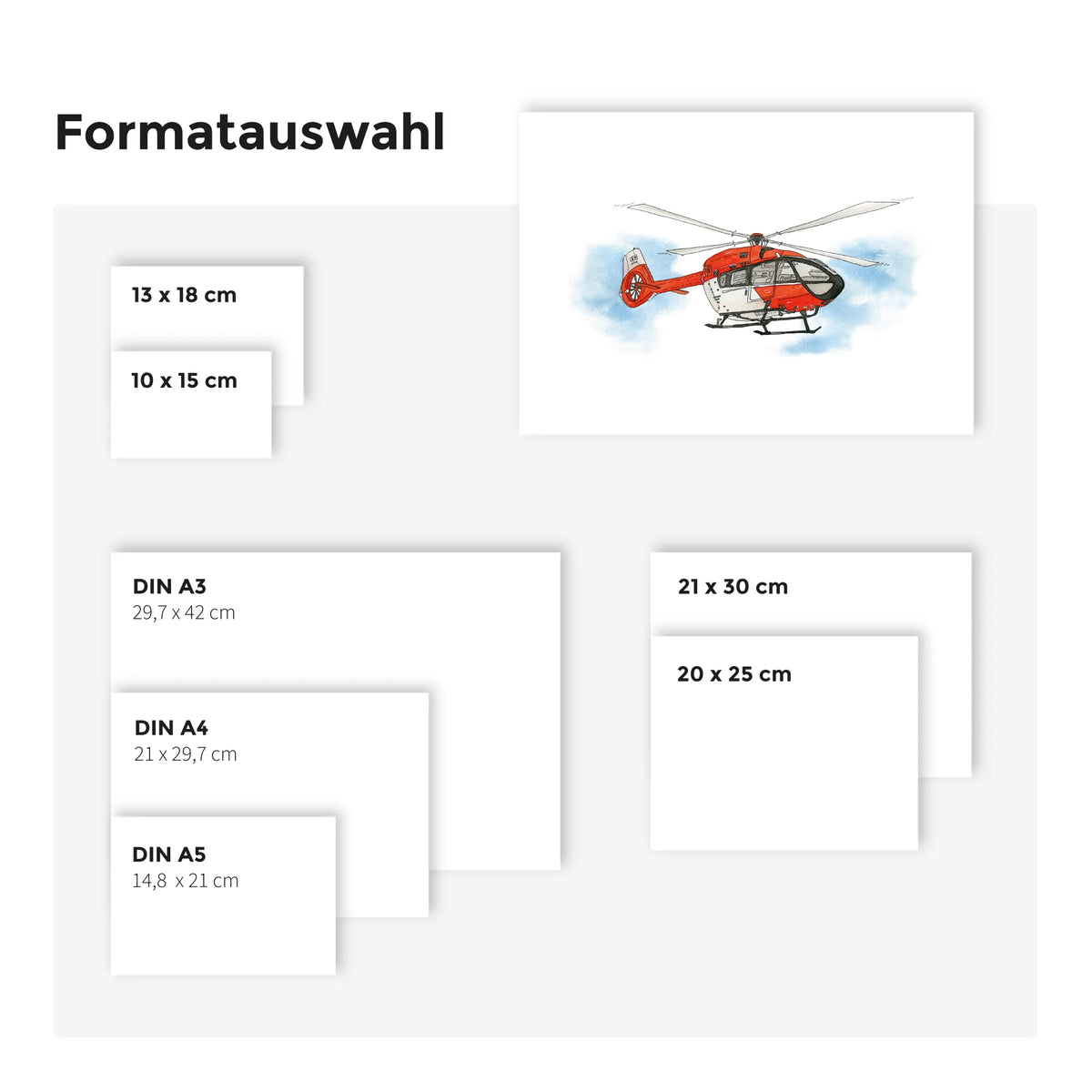 Luftfahrt Poster - Hubschrauber