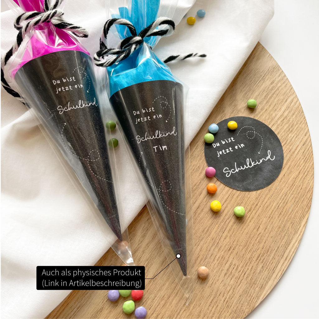 Schultüte auch als fertig gedrucktes Produkt erhältlich