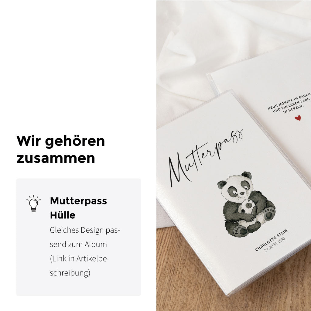 Passend zum Ultraschallbilder Album gibt es auch eine Mutterpass Hülle