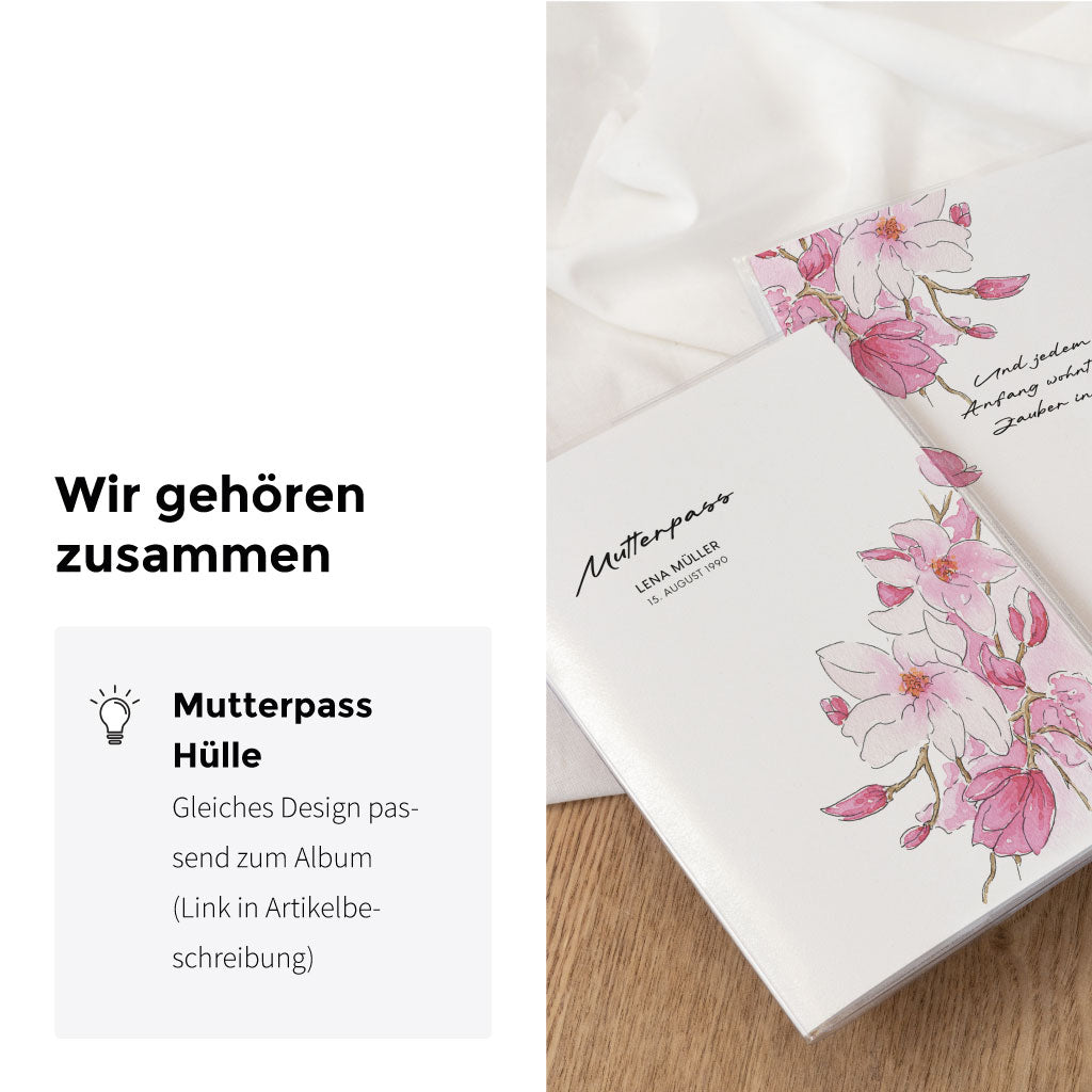 Passend zum Ultraschallbilder Album gibt es auch eine Mutterpass Hülle