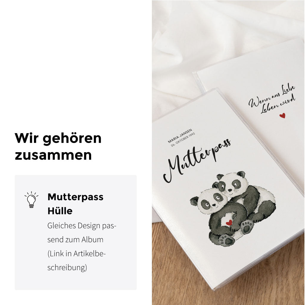 Passend zum Ultraschallbilder Album gibt es auch eine Mutterpass Hülle