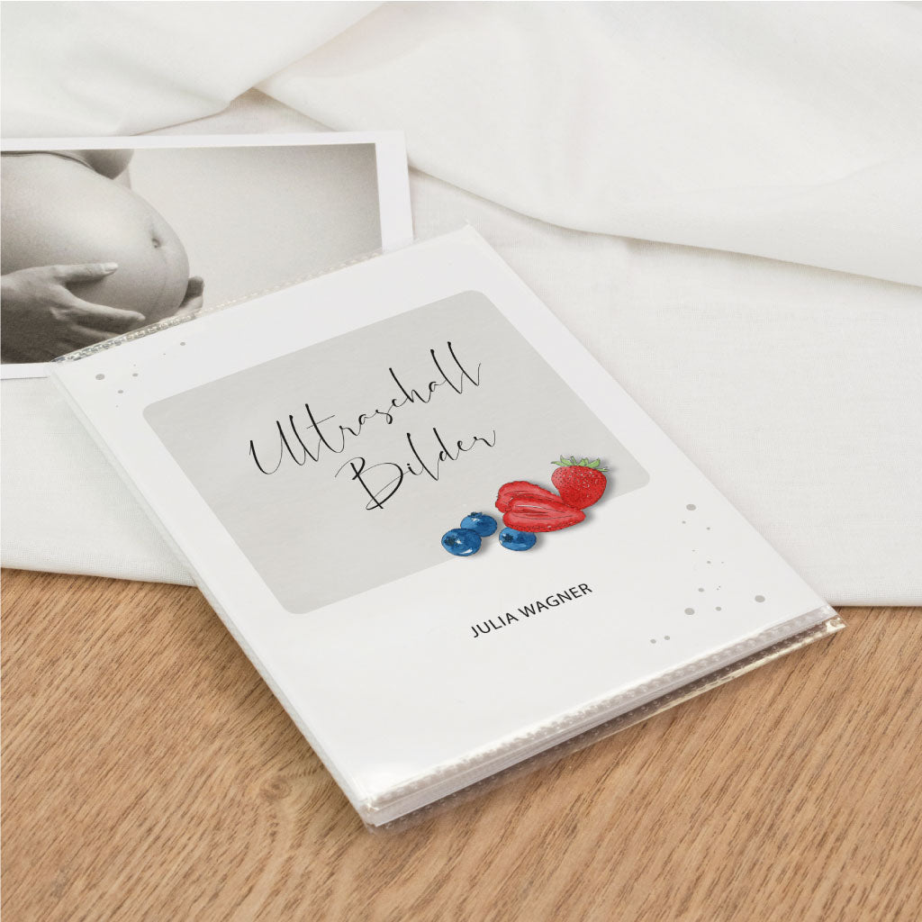 Liebe im Bauch Einsteckalbum für Baby Ultraschallbilder Fotos
